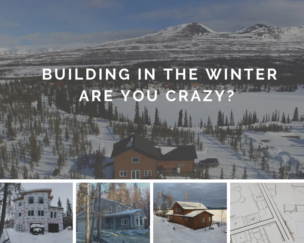 Building in the winter
