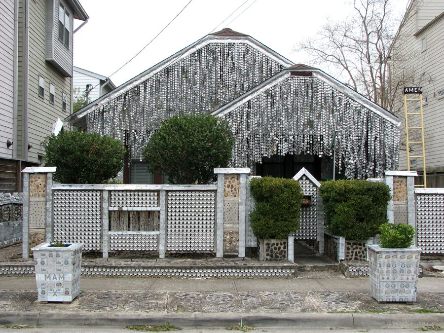 The Beer Can House in Houston, Texas