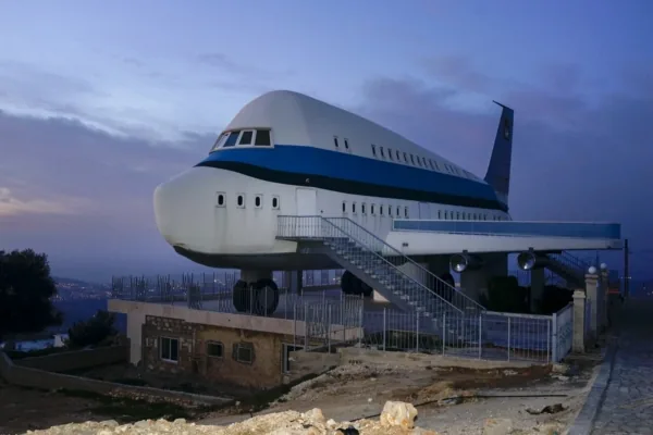 The Airplane House in Miziara, Lebanon