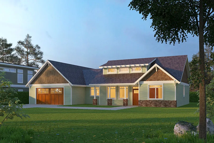 The Arrowsmith, a Ranch Style style house plan