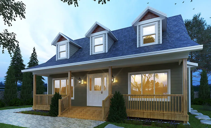 The Logan, a Two Story style house plan