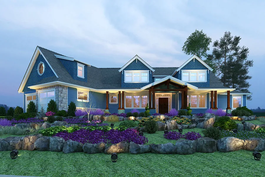 The Richmond, a West Coast style house plan
