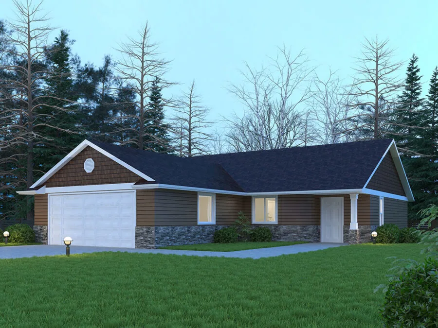 The Engelmann, a Ranch Style style house plan