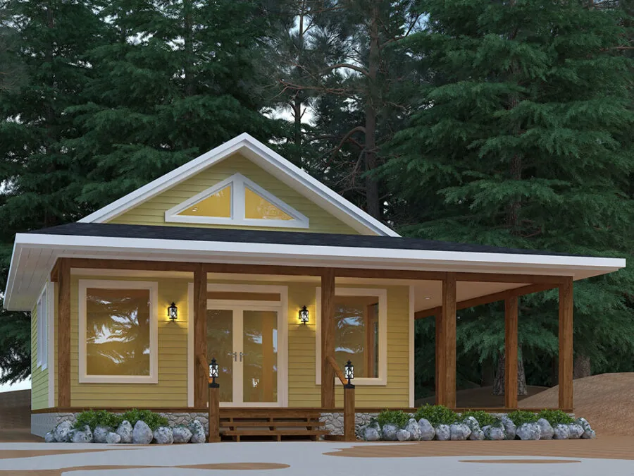 The Gilford, a Cottage style house plan