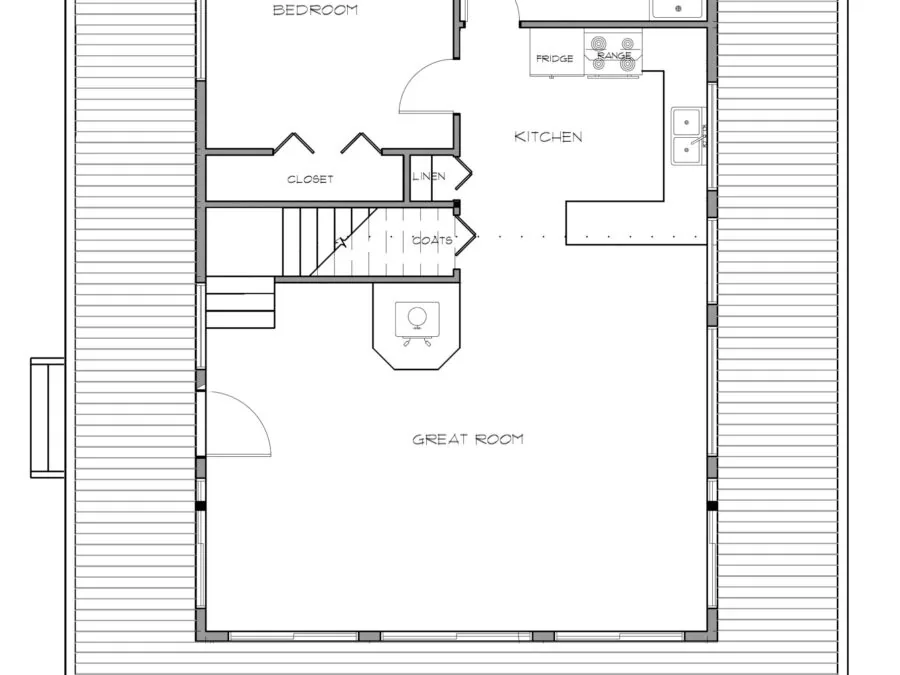 Lake Cottage Plans (1 of 3)