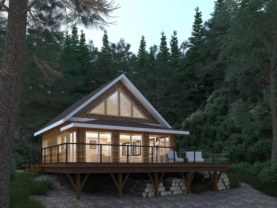 The Greenwood, a Cottage style house plan