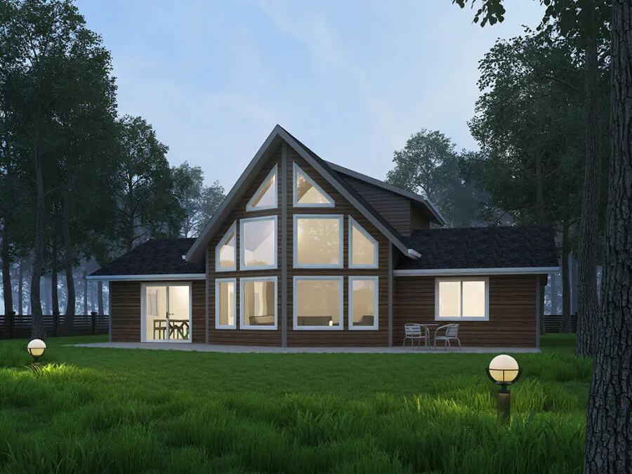 The Highland, a Cottage style house plan