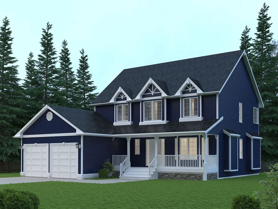 The Timbercrest, a Two Story style house plan