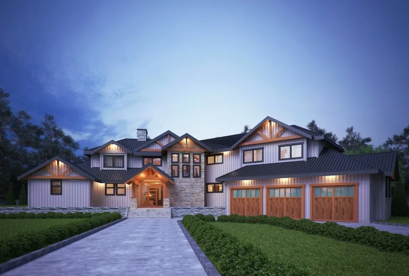 The Baker, a West Coast style house plan