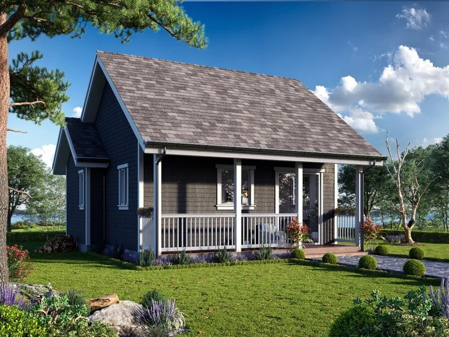The Saltspring, a Cottage style house plan