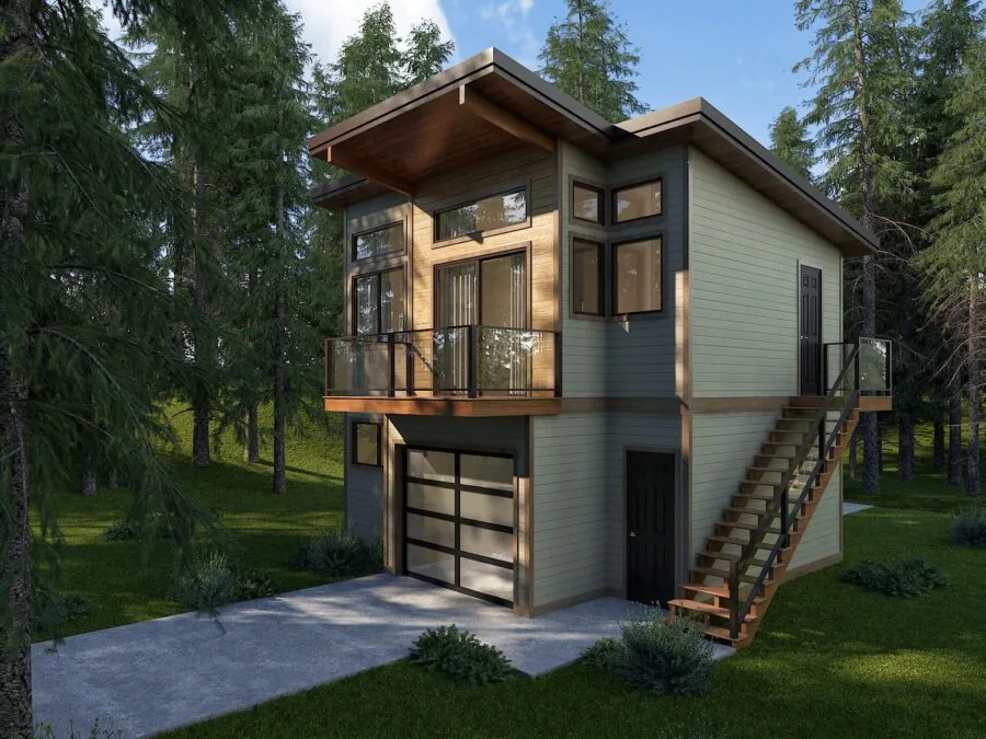 The Bowen, a Carriage style house plan
