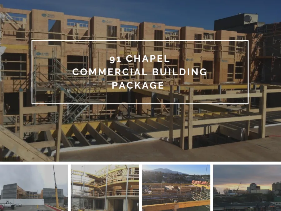 91 Chapel, a condo development under construction in downtown Nanaimo