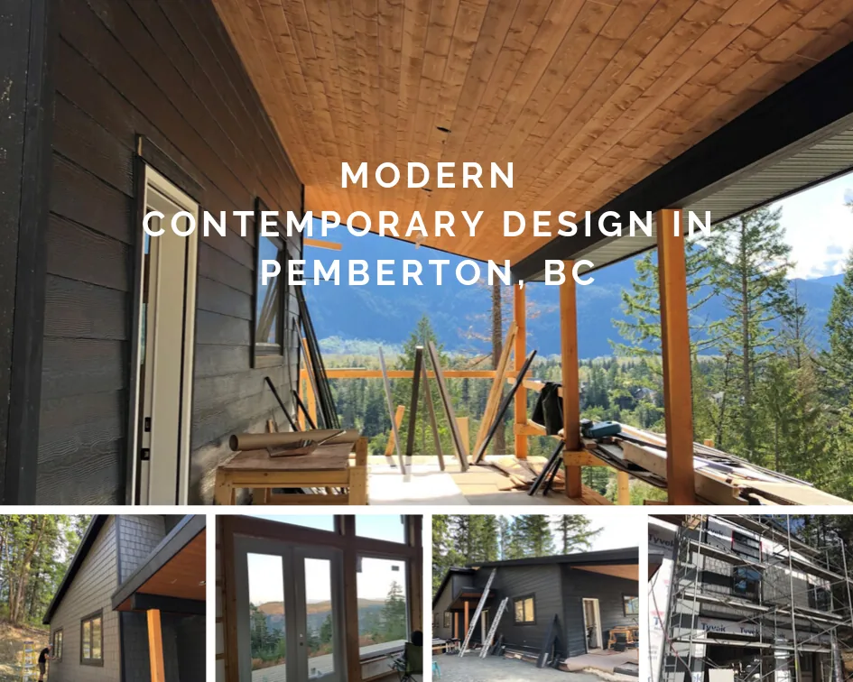 Modern Design Near Completion In Pemberton, BC
