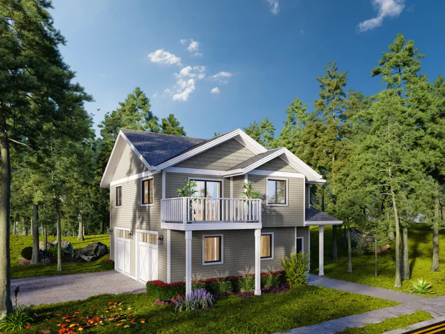 The Comox, a Carriage style house plan