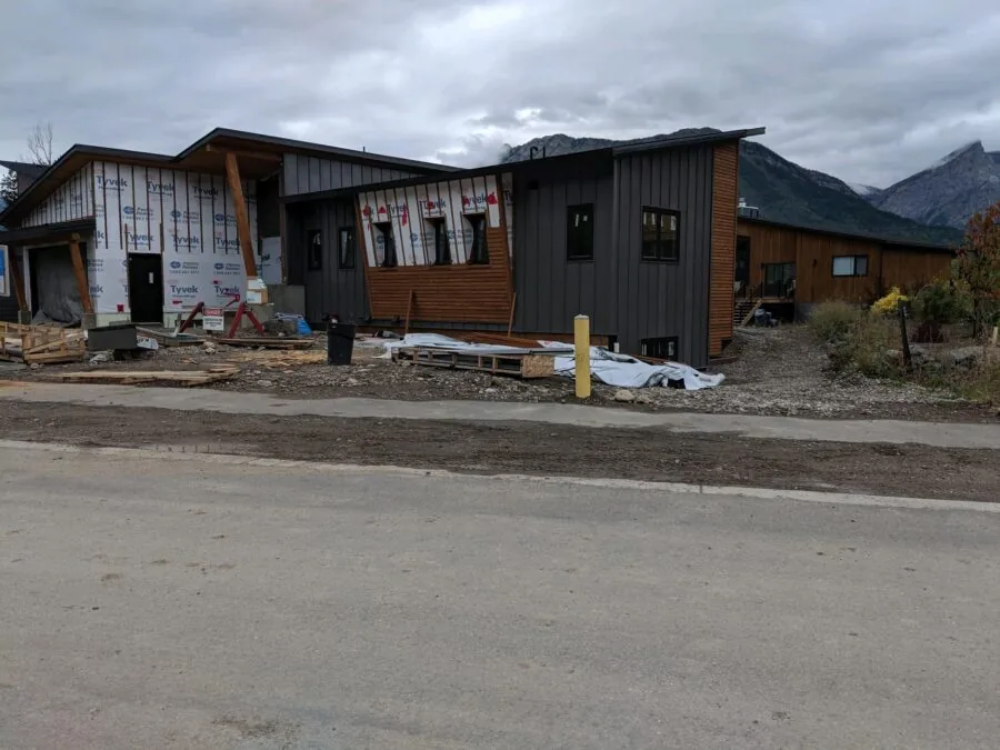 The Fernie mountain home, front elevation