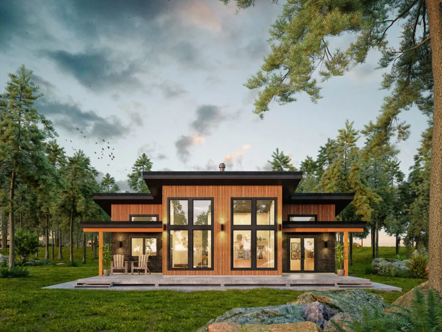 The Malcolm, a West Coast style house plan