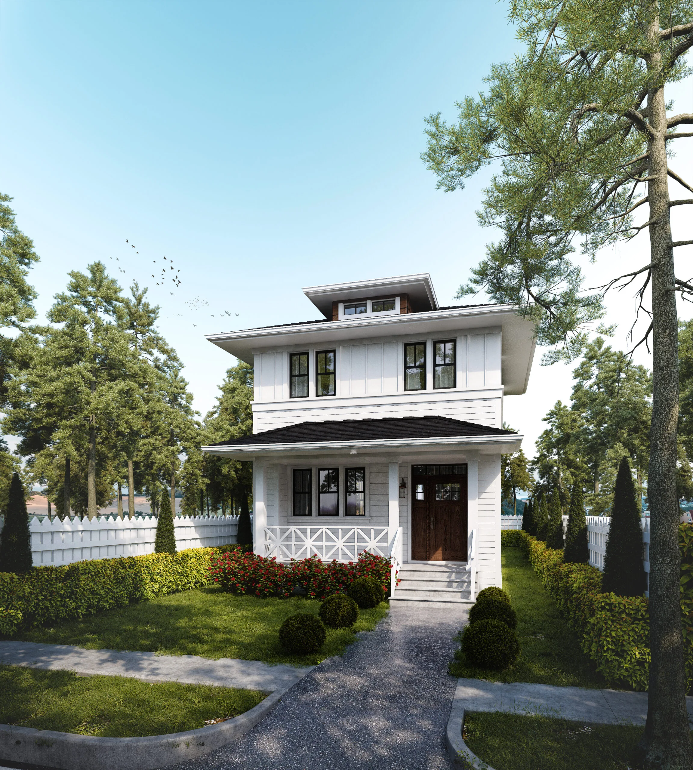 The Alexander, a Cottage style house plan
