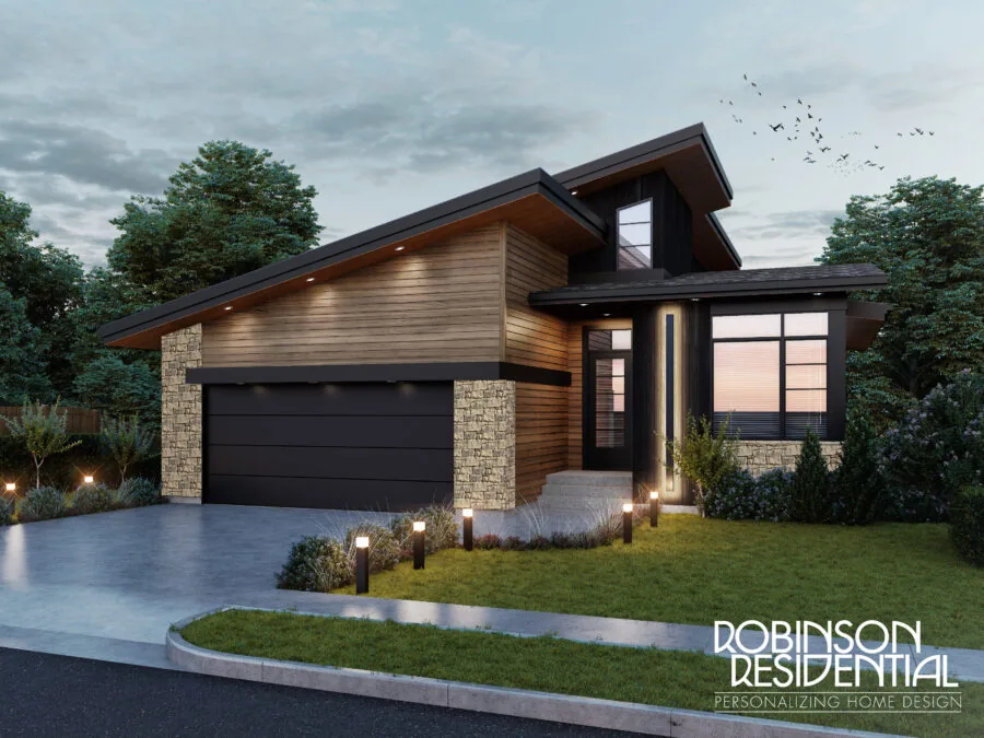 The Woodside, a West Coast style house plan