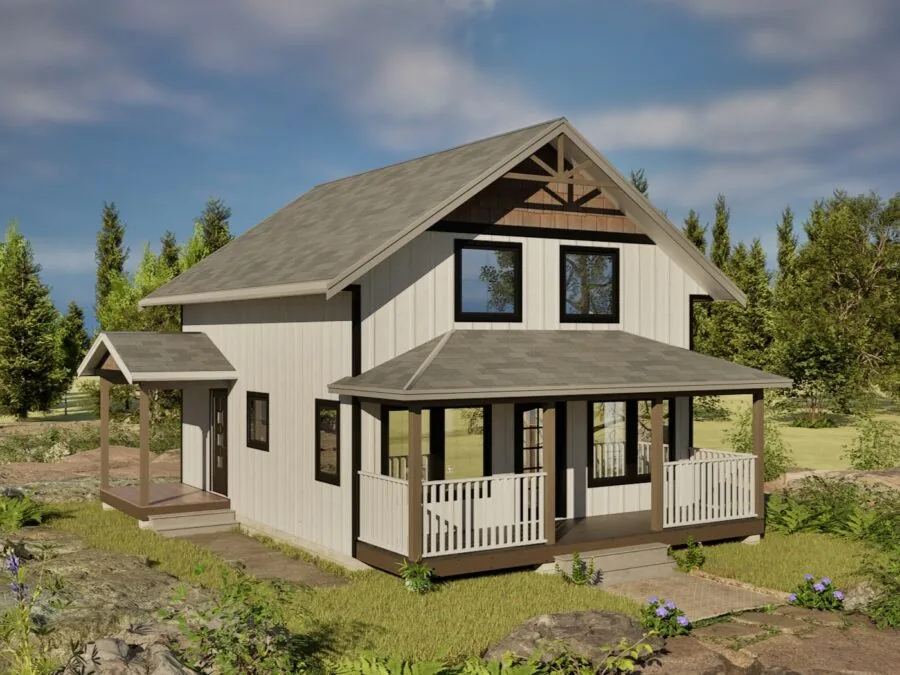 The two story home plan (1 of 9)