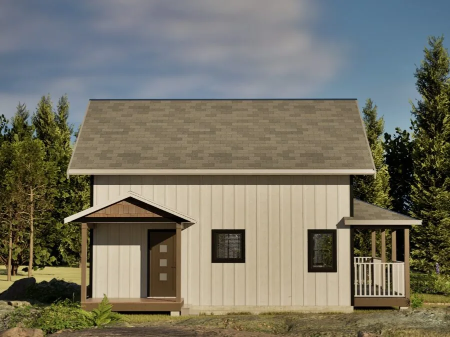 The side view of this prefab home plan (3 of 9)