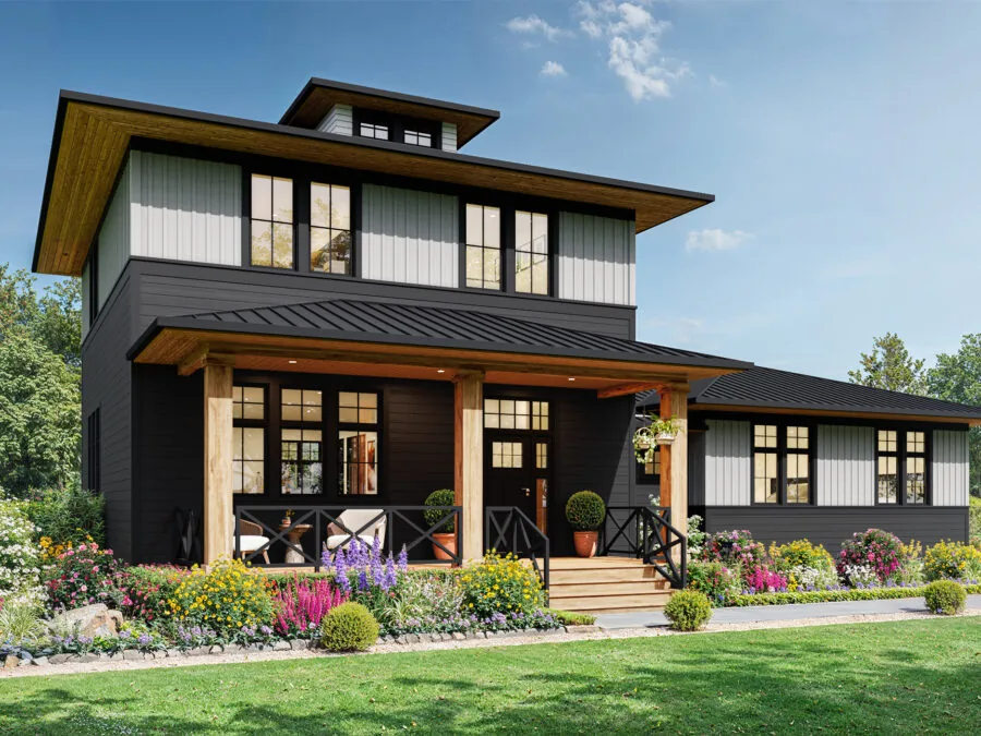 The Springfield, a Modern style house plan