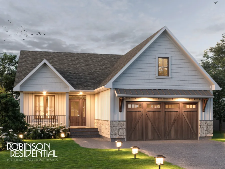 The Sedona, a Carriage style house plan