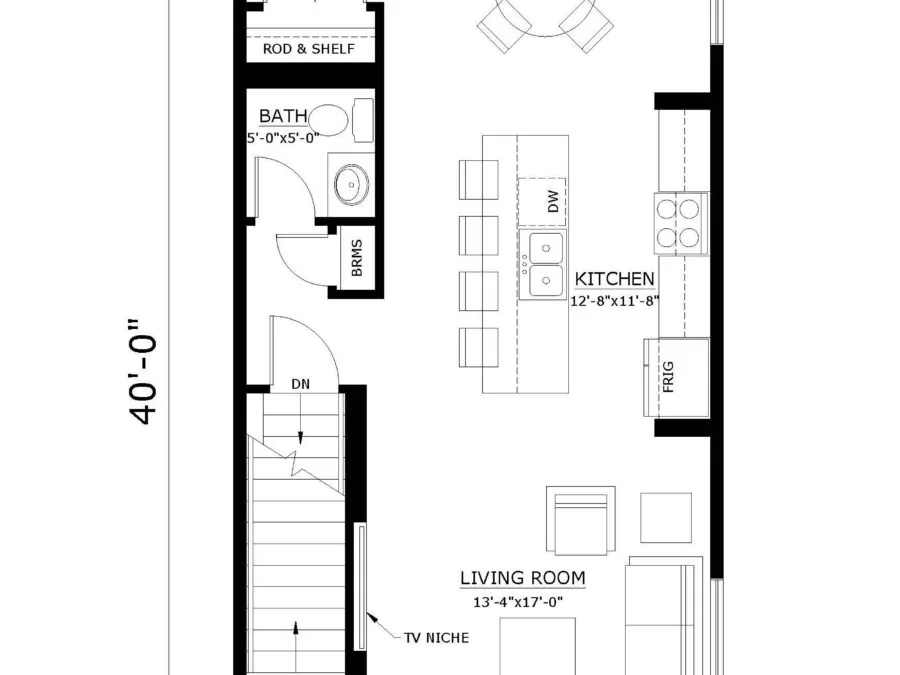 The Concord, a Modern style house plan