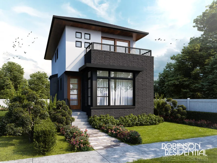 The Newport, a Modern style house plan