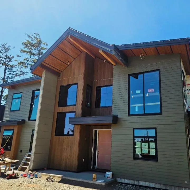 Newly completed dream house with a view